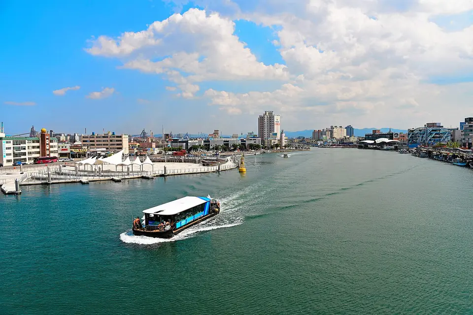 浦項市で見るPohang canalの実写