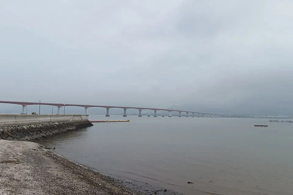 泗川市で見る사천대교の実写